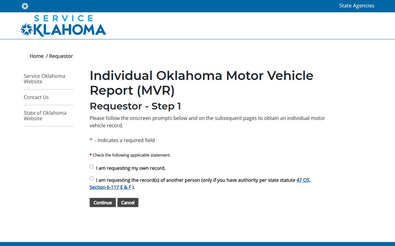 Pontotoc County warrant research crossing into the Oklahoma driver record request portal